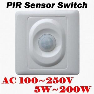 Wall Mount PIR Motion Sensor Switch for Lighting Light