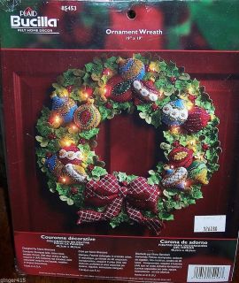 Bucilla gingerbread Picture Frame Felt Christmas Stocking Kit
