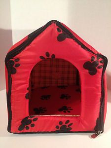 Medium Indoor Pets Dogs Cats Cute Collapsible Soft Bed House Portable Dog House