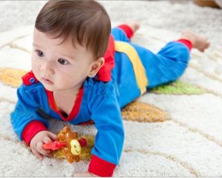 Superman Suit Fancy Dress Superhero Costume for Baby Toddler Kid Boy Romper 95