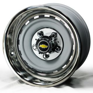 17 18" Corvette Wheels Ultra Deep Dish Black Stainless Lip C4 C5 Corve...