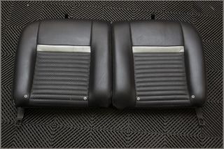 03 04 Ford Mustang Mach 1 Rear Seat Coupe Black Leather Upper Back Fold Down