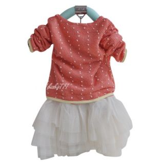 Baby Girls Kids Swan Dress Top and Chiffon Skirt Tutu Costume Outfit Clothes