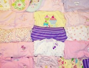 32 Piece Baby Girl Clothes Fall Winter Lot Newborn 0 3 3 6 Months
