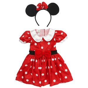 Disney Girls' Minnie Mouse Costume Toddler zNI