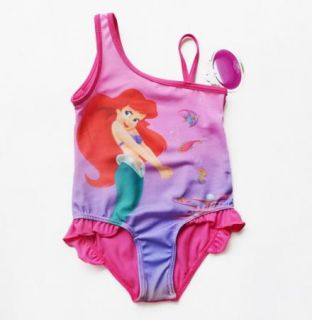Girls Kids Princess Ariel Swimsuit Bikini Bathing 3 8Y Costume Tankini Swimwear