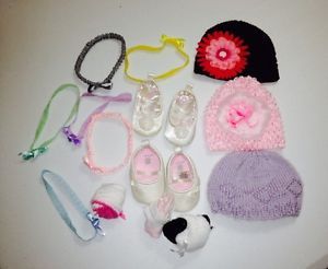 Lot of Mixed Baby Girl Hair Accessories Hat Caps Toddler Clothing Head Bands GUC