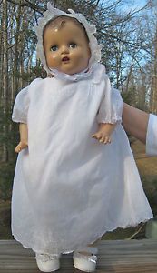 Antique Composition Baby Mama Doll AX Madame Alexander Mollye 21'' Clothes Dress