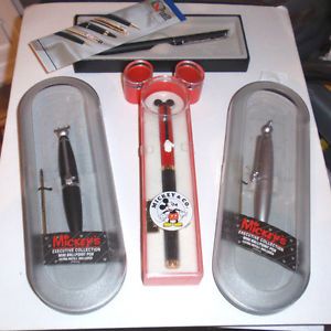 Disneyland Quill Disney Colibri Mickey's Executive Collection Ballpoint Pens