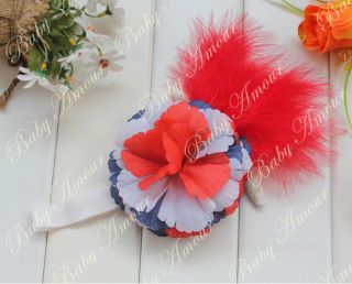 Infant Baby Toddler Girls Rose and Flower Headband Hair Band Headwear Bow C0601D