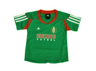 Adidas Futbol Soccer Mexico Team Green Jersey Toddler Size S4PCB MX Green Red