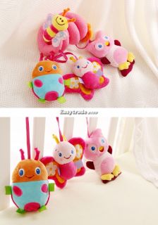 Lovely Popular Musical Inchworm Developmental Baby Kids Colorful Soft Toy ESY1