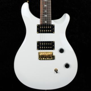 PRS SE Dave Navarro Signature Electric Guitar Jet White CU24 Fret