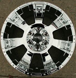 Incubus Krawler 815 20" Chrome Rims Wheels Titan Pickup 04 Up 20 x 9 0 6H 00