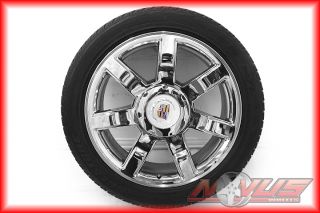22" Cadillac Escalade Chevy Tahoe Yukon Wheels Bridgestone Tires TPMS Sensors