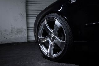 19" Audi A4 B6 MRR HR2 Machined Silver Concave Wheels Rims