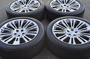 20" Chrysler 300 PVD Chrome Wheels Rims Used Tires Factory Wheels 2420