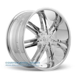 18" Borghini B14 Chrome Wheel Tire Package for Dodge Fiat Ford Honda