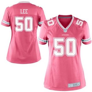 Nike Sean Lee Dallas Cowboys Ladies Game Jersey   Pink
