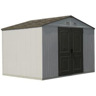 Duramax  10 x 8 vinyl fire retardant shed with a galvanized steel