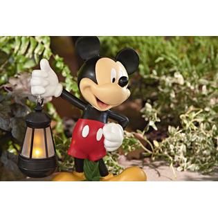 Disney  17 Mickey Statue with Solar Lantern