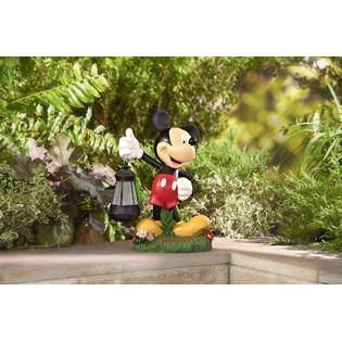 Disney  17 Mickey Statue with Solar Lantern
