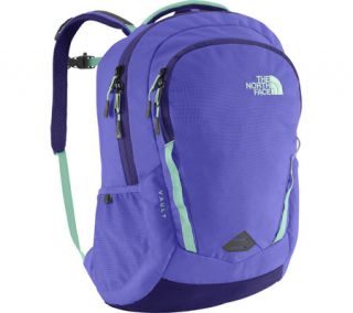 Womens The North Face Vault Backpack CHJ1   Starry Purple/Surf Green