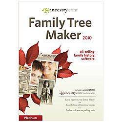 Family Tree Maker 2010 Platinum Traditional Disc