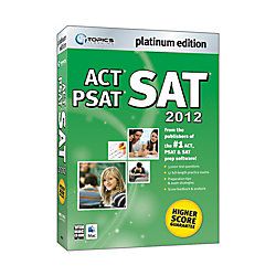 Topics Entertainment Platinum Edition SATPSATACT Prep 2012 For PCMac Traditional Disc
