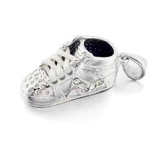  Sterling Silver Baby Shoe Charm Jewelry