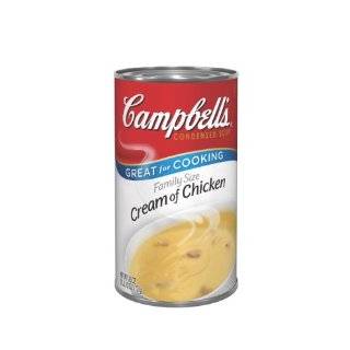 Campbells Red & White Family Size Cream Of Chicken, 26 Ounce Cans 