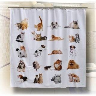 Ion Energy Shower Curtain Cats & Dogs
