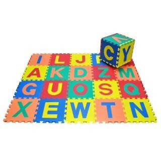 eWonderWorld Alphabet Letters Interlocking Foam Mats (A Z)  Each Tile 