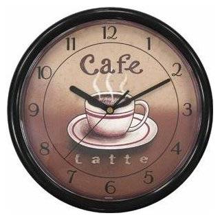 Coffee Themed Wall Art Clock 