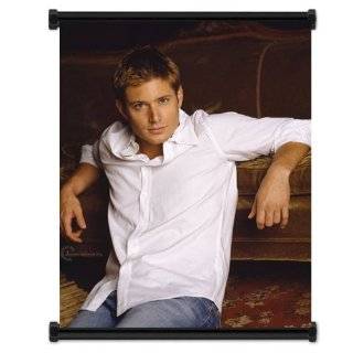 Jensen Ackles Hot Supernatural TV Show Star Fabric Wall Scroll Poster 