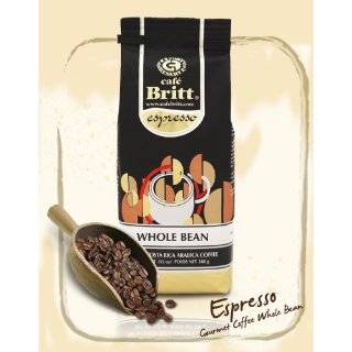 Cafe Britt Costa Rica Espresso Whole Bean Coffee, 12 Ounce Bags (Pack 