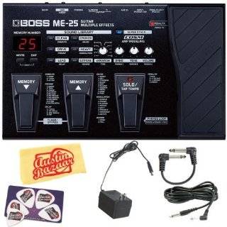  Boss ME 70 Guitar Multiple Effects Pedal Board Bundle with 