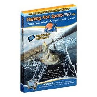    Fishing Hot Spots Pro USA Chip f/Lowrance GPS & Navigation