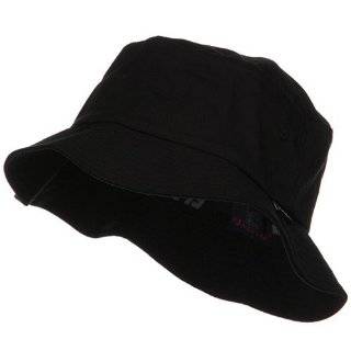  Polo Cotton Bucket Hat   Black W12S45E Clothing