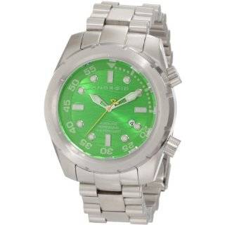  Croton Mens Diver Green Dial Watch CA301189SSGR Watches