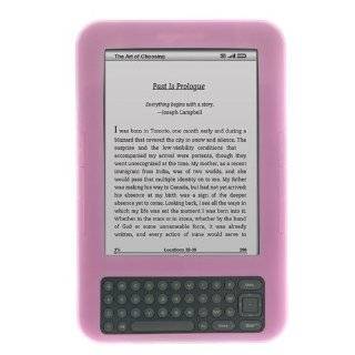 GTMax Pink Silicone Skin Soft Cover Case for  kindle keyboard 3