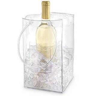 Durable PVC Water Resistant Wine Ice Bag   Dim 6Dx 6W x 9H