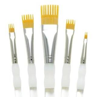   Aqualon Wisp Artist Paint Brushes 5pc Fan Set: Arts, Crafts & Sewing
