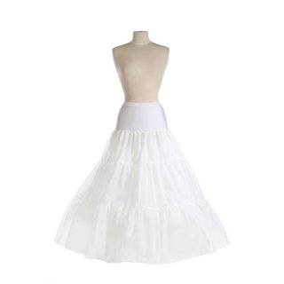   Ruffle Drawstring Bridal Petticoat Wedding Gown Slip (112DS) Clothing
