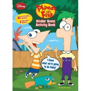 Phineas and Ferb Sticker Scene Activity Book