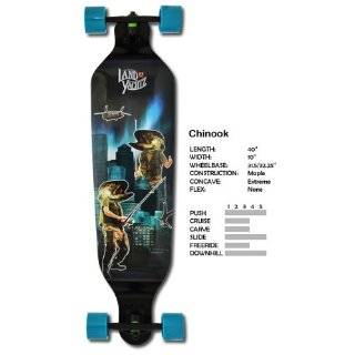   Chinook Longboard Skateboard DECK ONLY With Free Grip Tape New On Sale