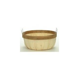  One Dozen Peck or Apple Baskets With Wooden Spool Handle 