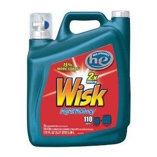 Wisk 2x HE Liquid Laundry Detergent, 110 Loads, 172 Oz.